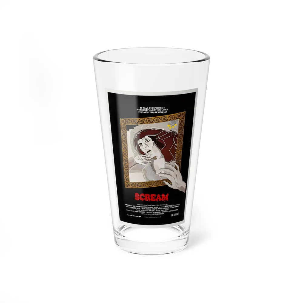 SCREAM 1981 Movie Poster - Pint Glass 16oz-16oz-Go Mug Yourself