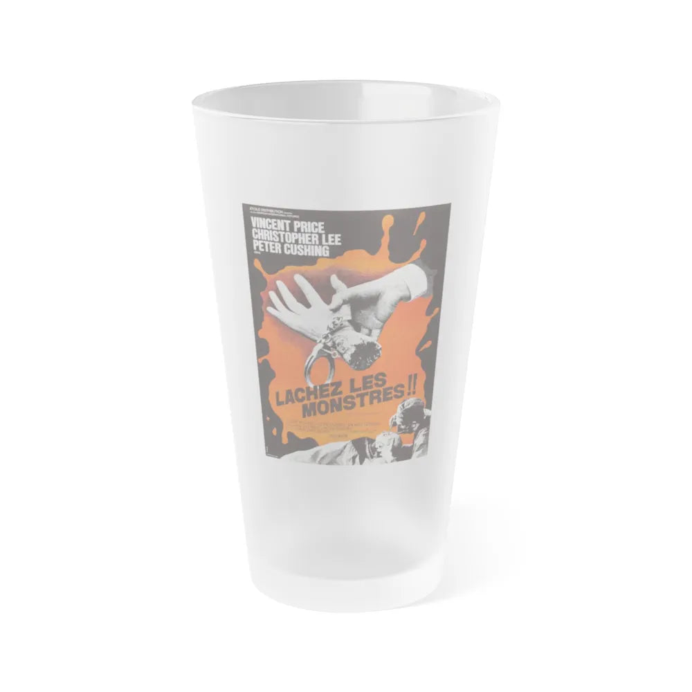 SCREAM AND SCREAM AGAIN (FRENCH) 1970 Movie Poster - Frosted Pint Glass 16oz-16oz-Frosted-Go Mug Yourself