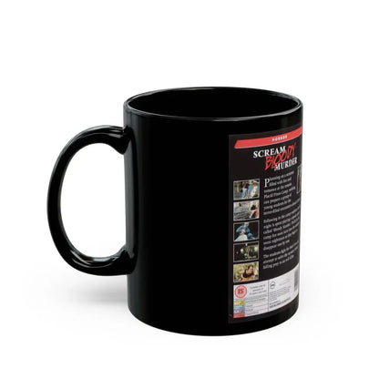 SCREAM BLOODY MURDER (VHS COVER) - Black Coffee Mug - Go Mug Yourself