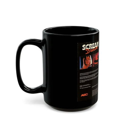 SCREAM DREAM (VHS COVER) - Black Coffee Mug-Go Mug Yourself