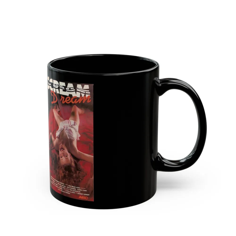 SCREAM DREAM (VHS COVER) - Black Coffee Mug-Go Mug Yourself