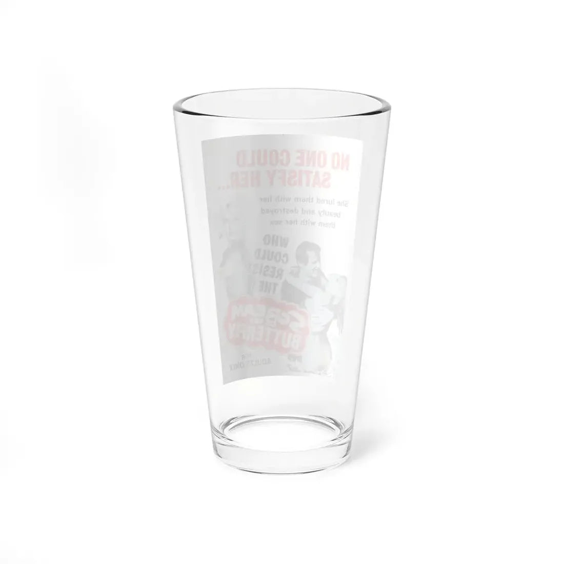 SCREAM OF THE BUTTERFLY 1965 Movie Poster - Pint Glass 16oz - Go Mug Yourself