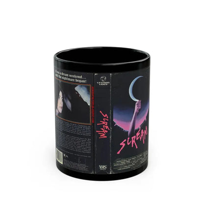SCREAM (VHS COVER) - Black Coffee Mug 11oz - Go Mug Yourself