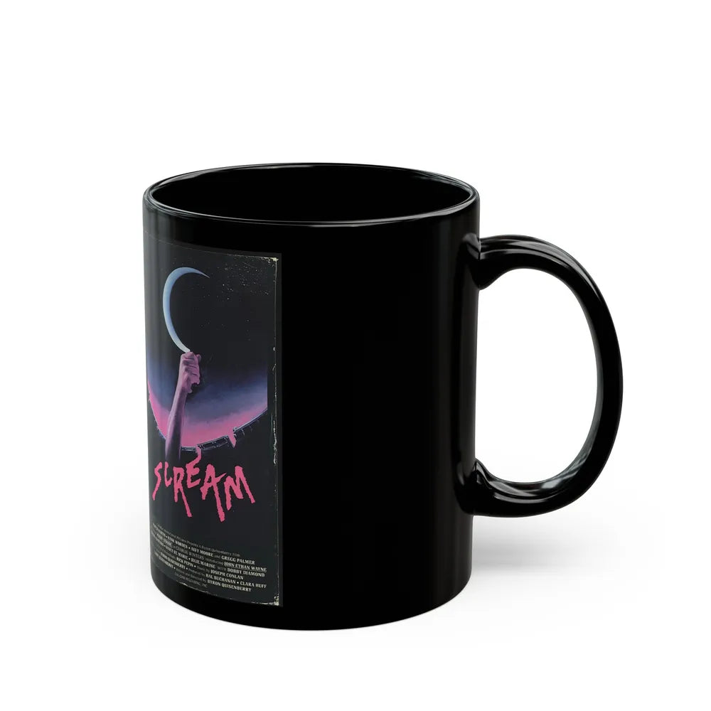 SCREAM (VHS COVER) - Black Coffee Mug-Go Mug Yourself