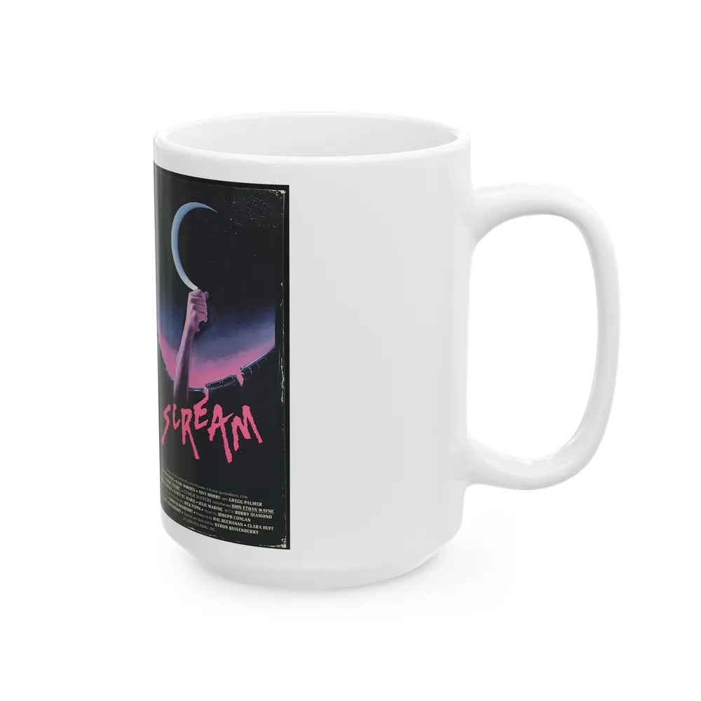 SCREAM (VHS COVER) - White Coffee Mug-Go Mug Yourself