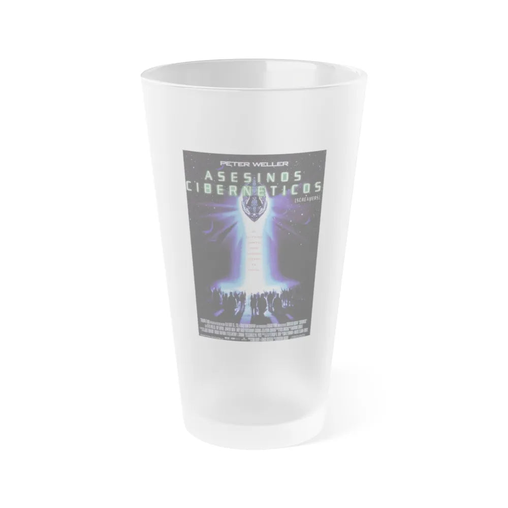 SCREAMERS (SPANISH) 1995 Movie Poster - Frosted Pint Glass 16oz-16oz-Frosted-Go Mug Yourself