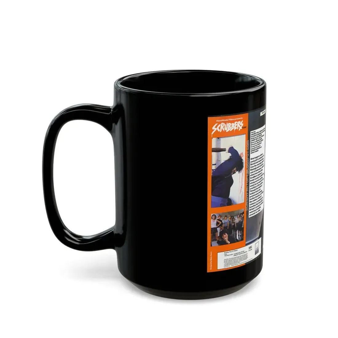 SCRUBBERS (VHS COVER) - Black Coffee Mug - Go Mug Yourself