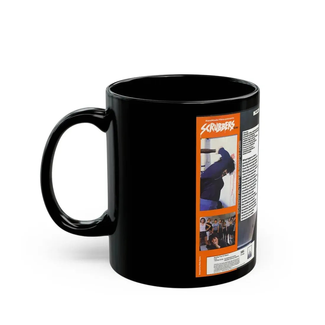 SCRUBBERS (VHS COVER) - Black Coffee Mug - Go Mug Yourself
