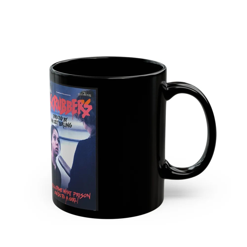 SCRUBBERS (VHS COVER) - Black Coffee Mug-Go Mug Yourself