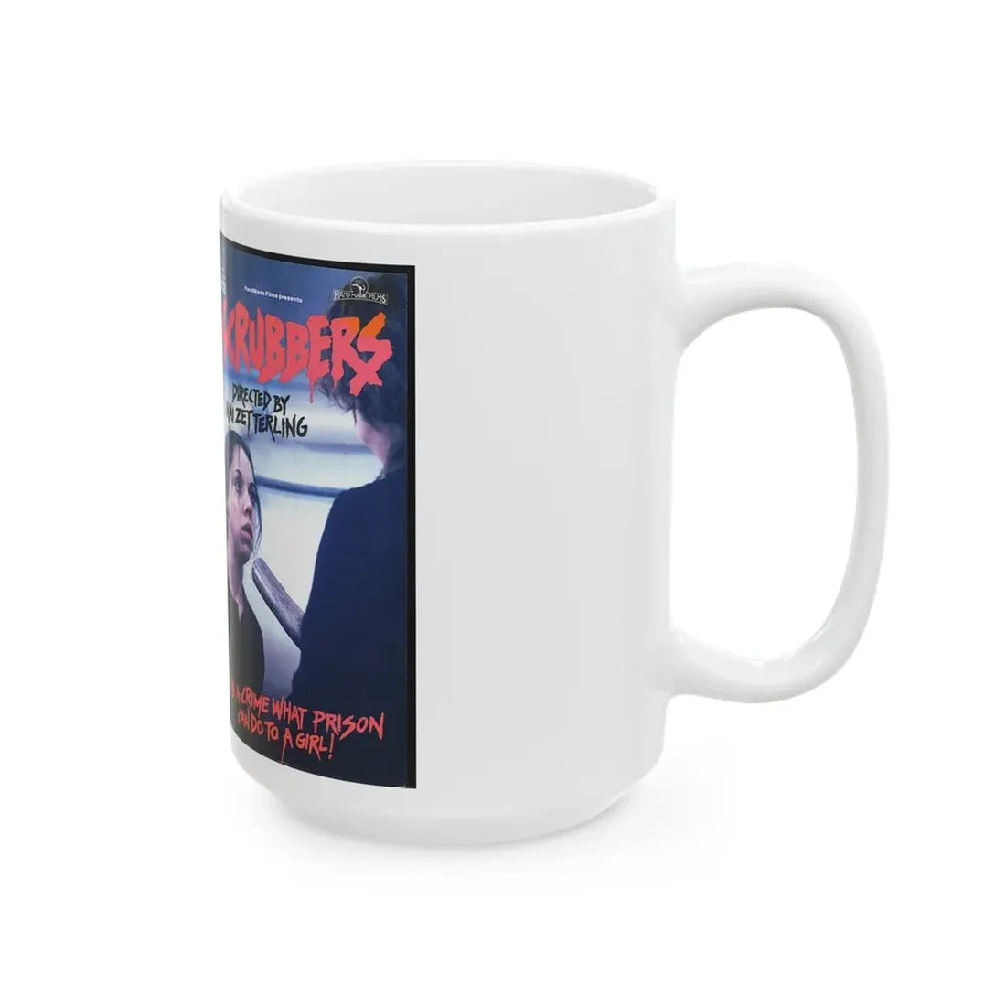 SCRUBBERS (VHS COVER) - White Coffee Mug - Go Mug Yourself