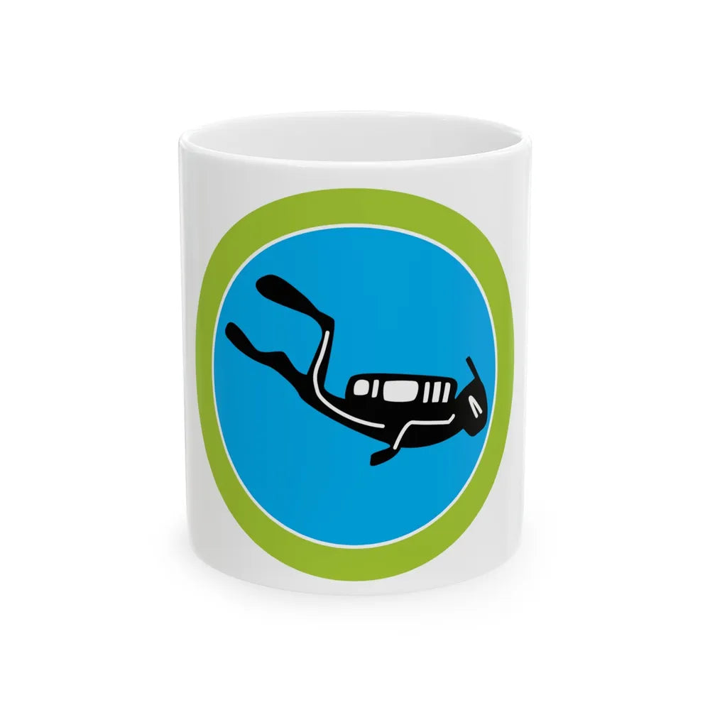 Scuba Diving (Boy Scout Merit Badge) White Coffee Mug-11oz-Go Mug Yourself