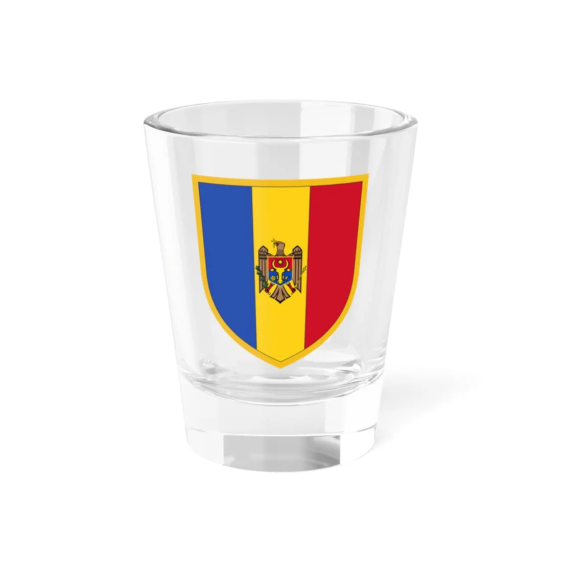 Scudetto Moldova (Moldova) Shot Glass 1.5oz 1.5oz - Go Mug Yourself