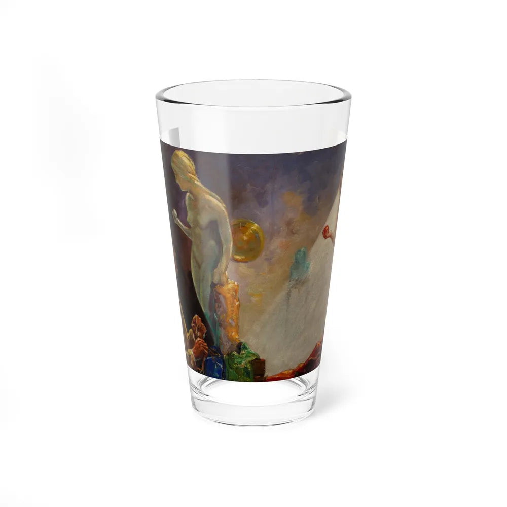 Sculptor and his Model (Magazine Illustration) Pint Glass 16oz-16oz-Go Mug Yourself