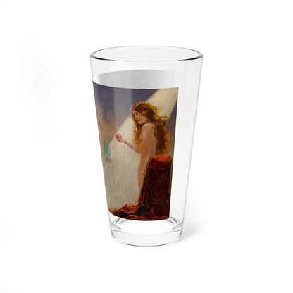 Sculptor and his Model (Magazine Illustration) Pint Glass 16oz-Go Mug Yourself