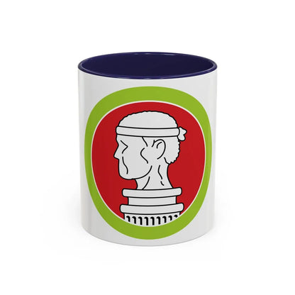 Sculpture (Boy Scout Merit Badge) Accent Coffee Mug-11oz-Navy-Go Mug Yourself