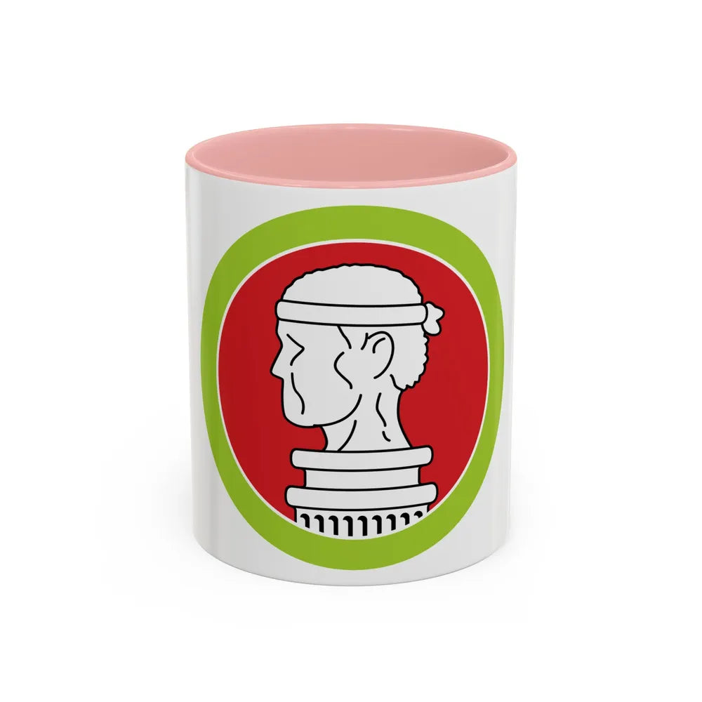 Sculpture (Boy Scout Merit Badge) Accent Coffee Mug-11oz-Pink-Go Mug Yourself