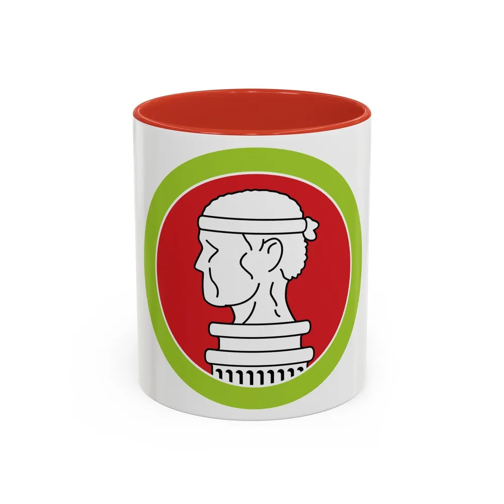 Sculpture (Boy Scout Merit Badge) Accent Coffee Mug-11oz-Red-Go Mug Yourself