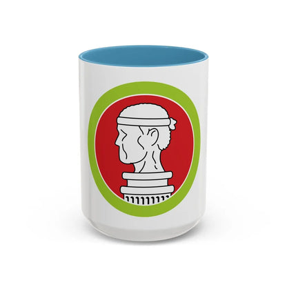 Sculpture (Boy Scout Merit Badge) Accent Coffee Mug-15oz-Light Blue-Go Mug Yourself