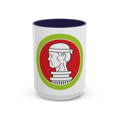 Sculpture (Boy Scout Merit Badge) Accent Coffee Mug-15oz-Navy-Go Mug Yourself