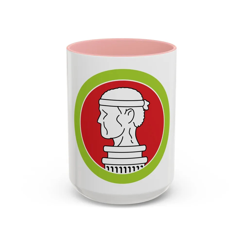 Sculpture (Boy Scout Merit Badge) Accent Coffee Mug-15oz-Pink-Go Mug Yourself