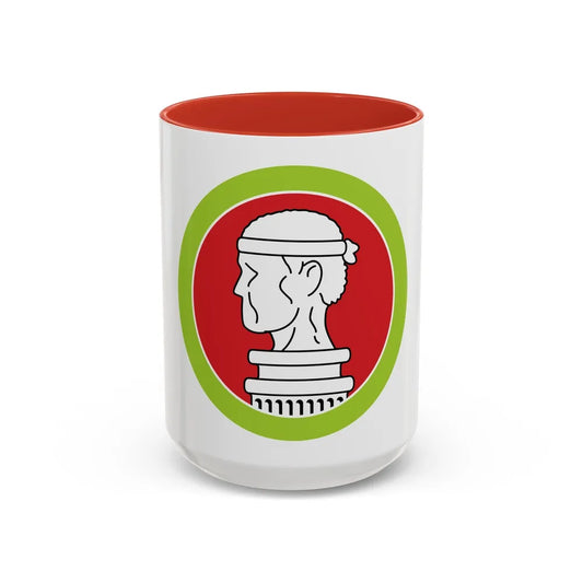 Sculpture (Boy Scout Merit Badge) Accent Coffee Mug-15oz-Red-Go Mug Yourself