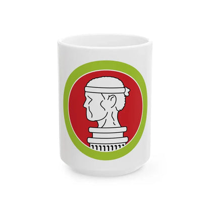 Sculpture (Boy Scout Merit Badge) White Coffee Mug 15oz - Go Mug Yourself