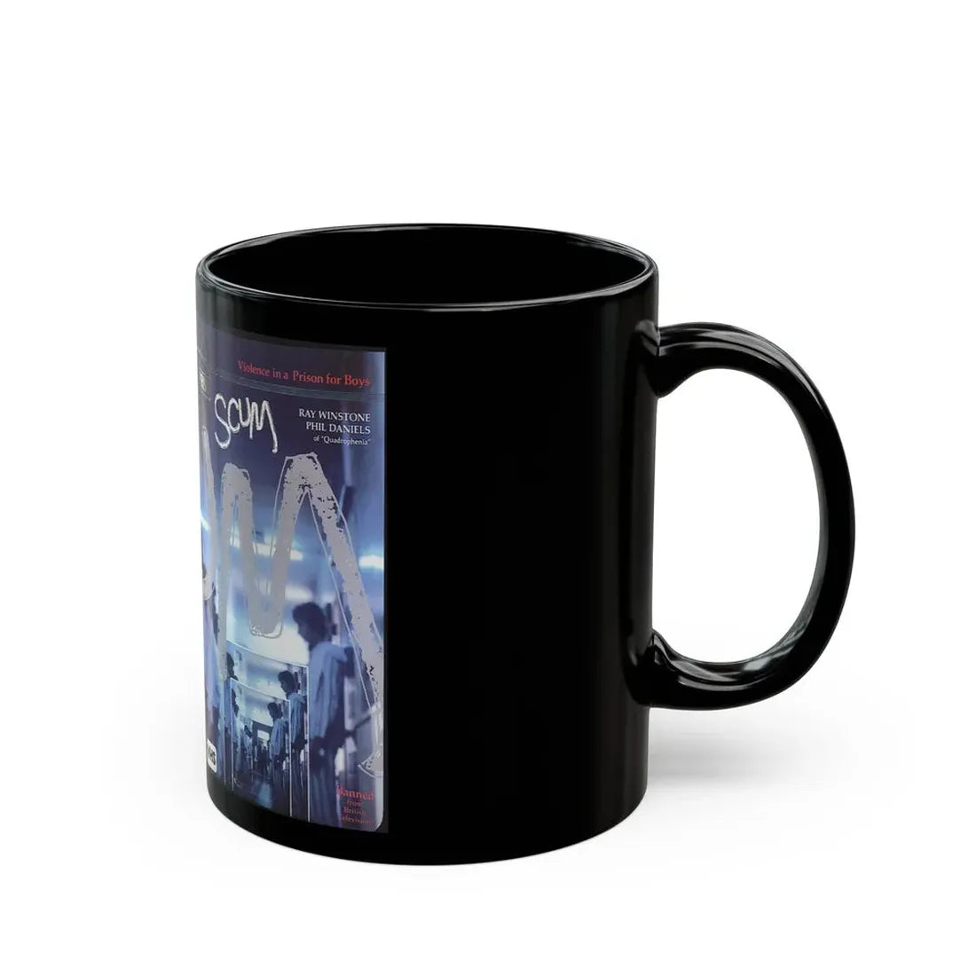 SCUM (VHS COVER) - Black Coffee Mug - Go Mug Yourself