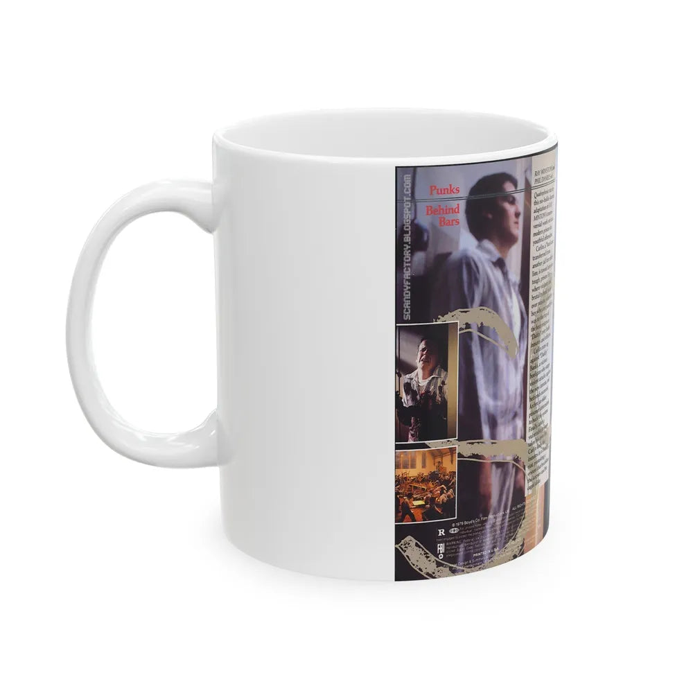 SCUM (VHS COVER) - White Coffee Mug-Go Mug Yourself