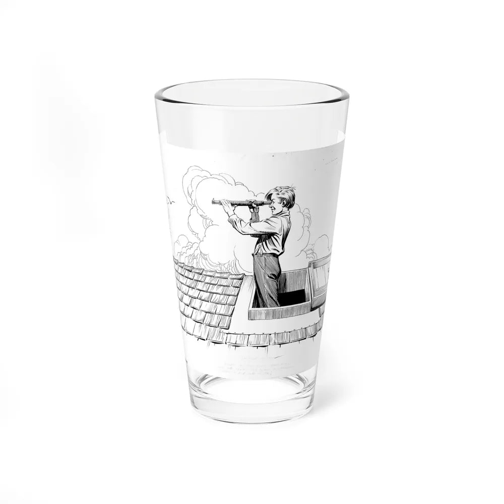 Scuttle Watch Illustration (Knopf, 1941) (Magazine Illustration) Pint Glass 16oz-16oz-Go Mug Yourself