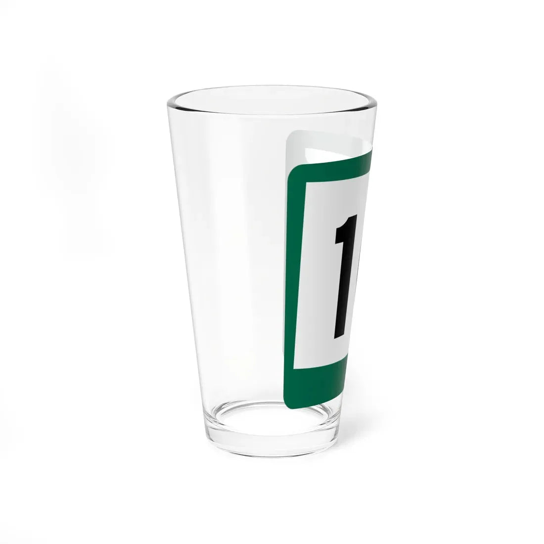 SD 10 (South Dakota) (Road Sign) Pint Glass 16oz - Go Mug Yourself