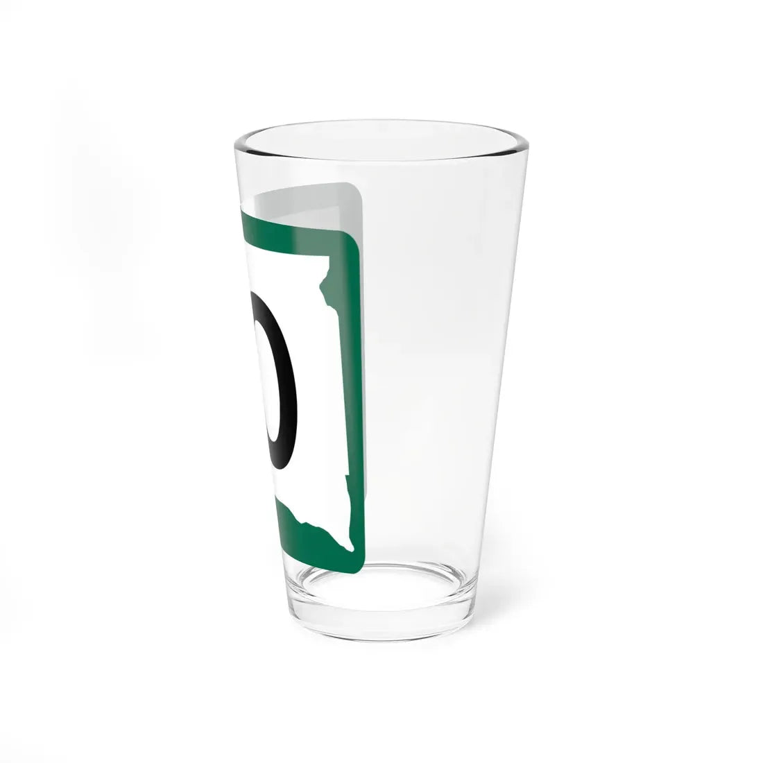 SD 10 (South Dakota) (Road Sign) Pint Glass 16oz - Go Mug Yourself