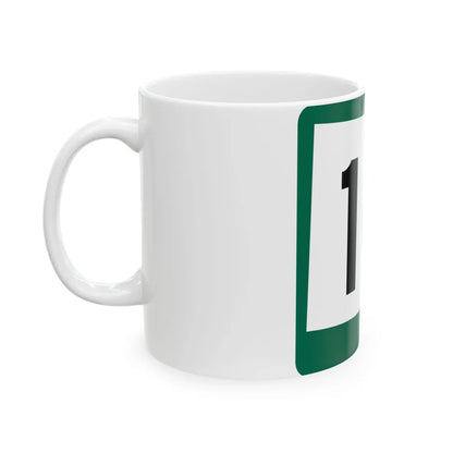 SD 10 (South Dakota) (Road Sign) White Coffee Mug - Go Mug Yourself