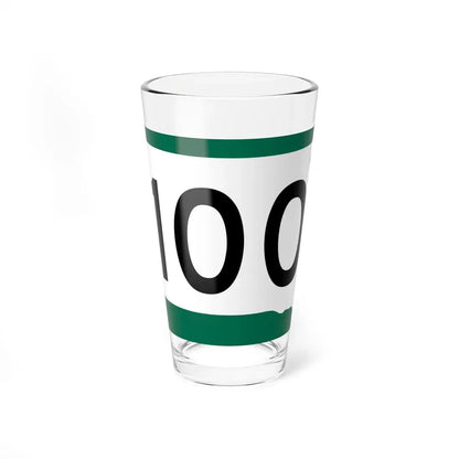 SD 100 (South Dakota) (Road Sign) Pint Glass 16oz 16oz - Go Mug Yourself