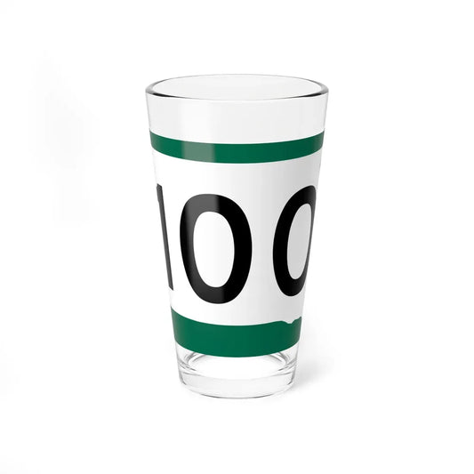 SD 100 (South Dakota) (Road Sign) Pint Glass 16oz 16oz - Go Mug Yourself
