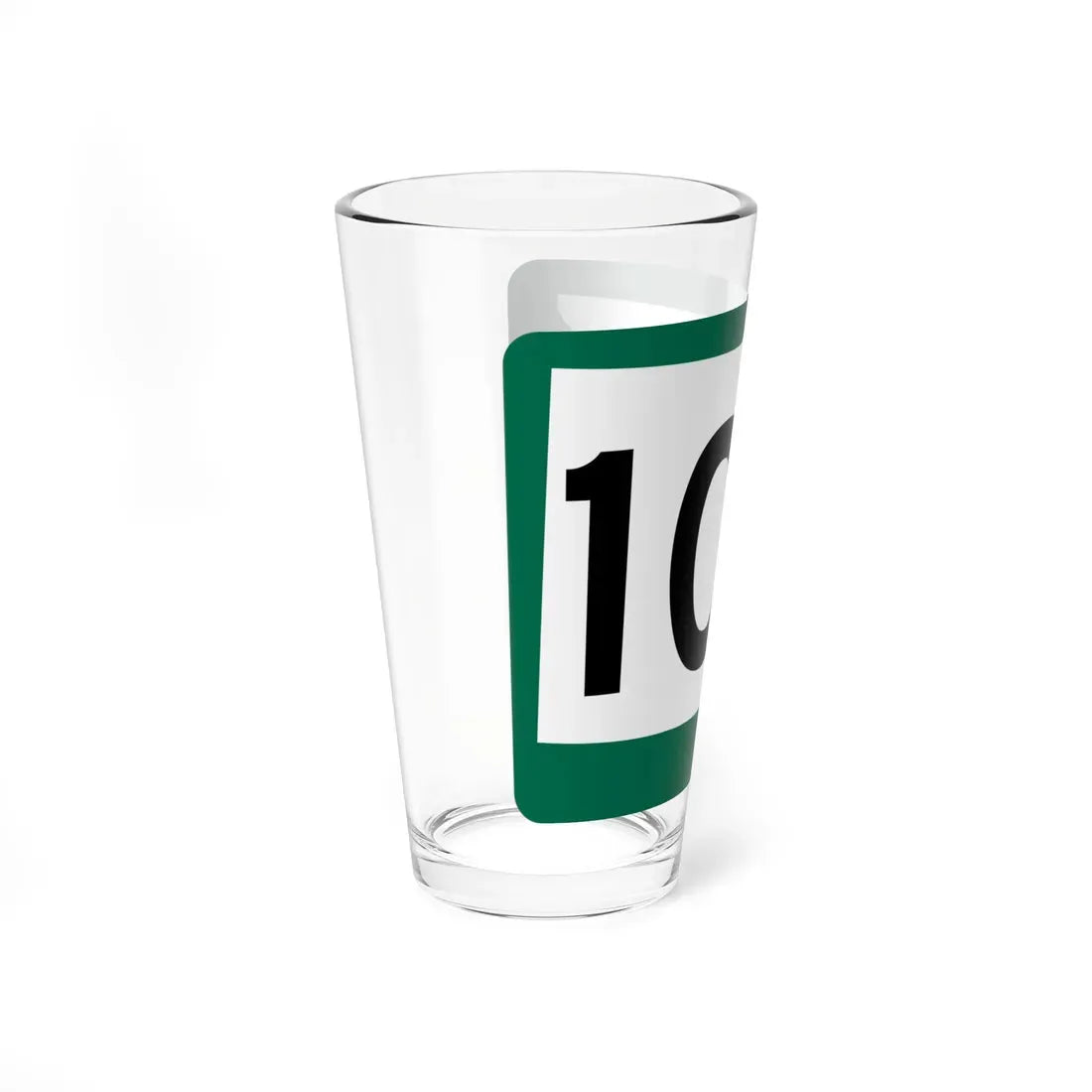 SD 100 (South Dakota) (Road Sign) Pint Glass 16oz - Go Mug Yourself