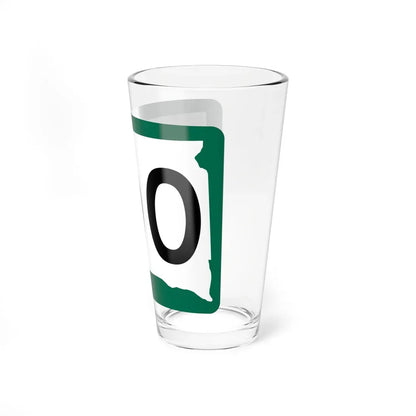 SD 100 (South Dakota) (Road Sign) Pint Glass 16oz - Go Mug Yourself