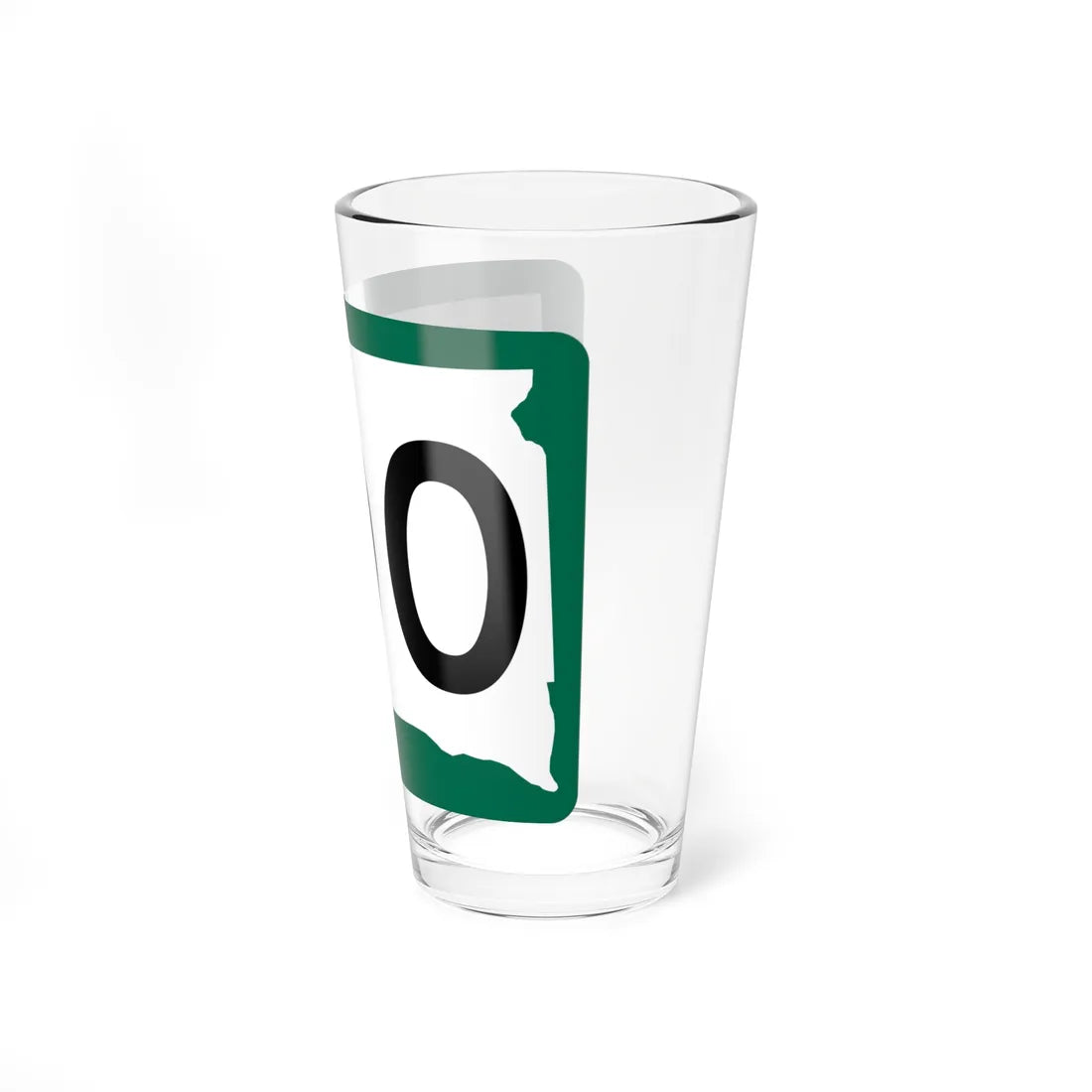 SD 100 (South Dakota) (Road Sign) Pint Glss 16oz - Go Mug Yourself