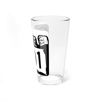 SD 101 1960 (South Dakota) (Road Sign) Pint Glass 16oz - Go Mug Yourself