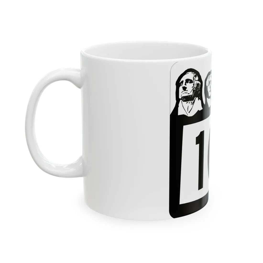 SD 101 1960 (South Dakota) (Road Sign) White Coffee Mug - Go Mug Yourself