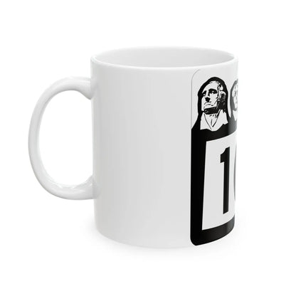 SD 101 1960 (South Dakota) (Road Sign) White Coffee Mug - Go Mug Yourself