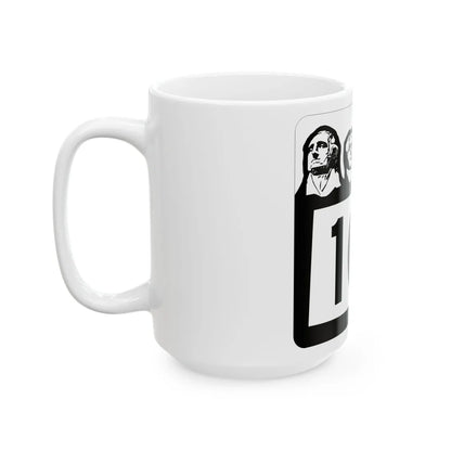 SD 101 1960 (South Dakota) (Road Sign) White Coffee Mug - Go Mug Yourself