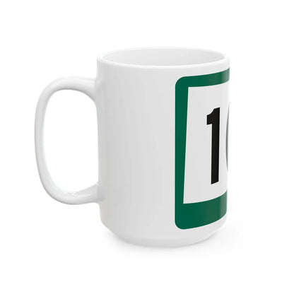 SD 101 (South Dakota) (Road Sign) White Coffee Mug - Go Mug Yourself