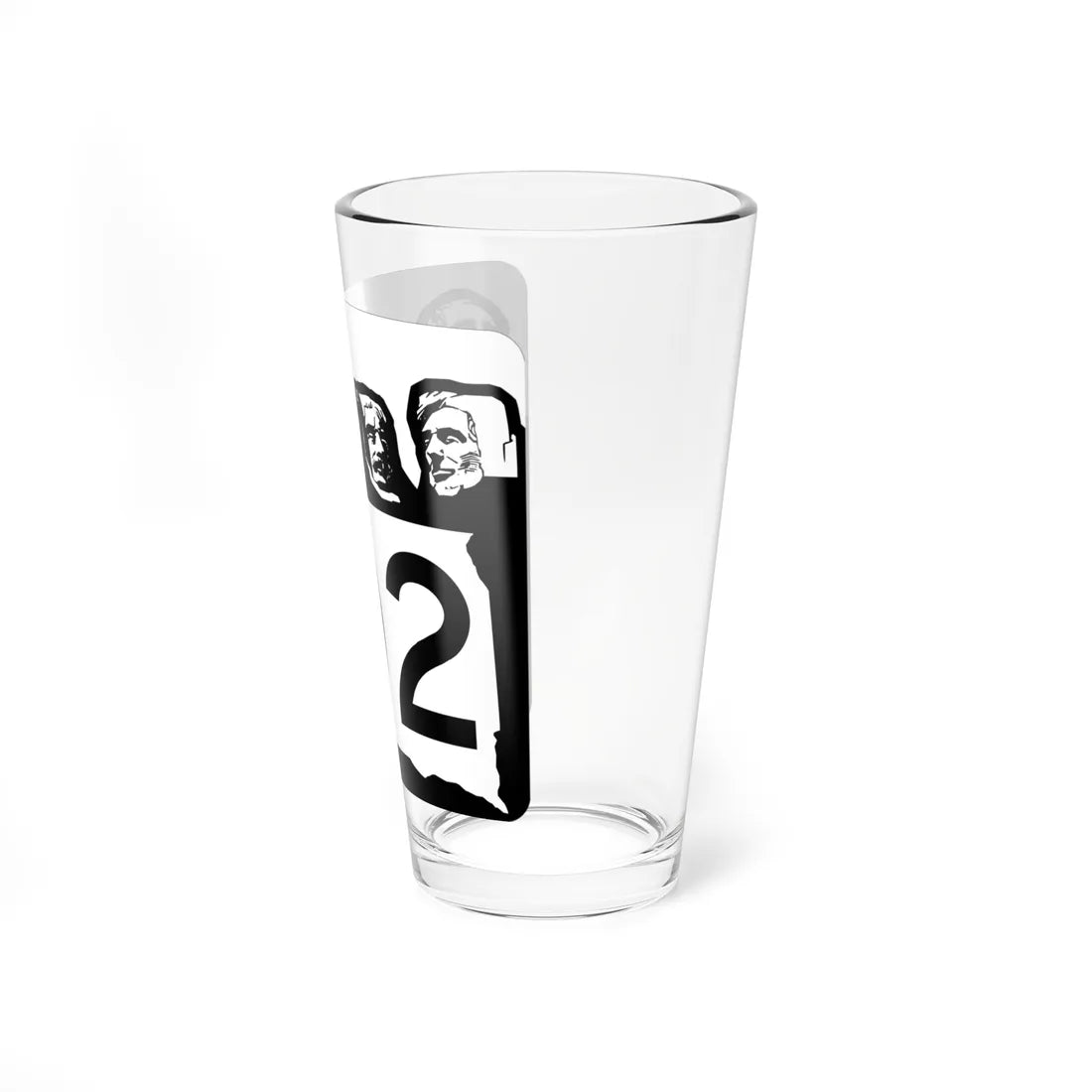 SD 102 1960 (South Dakota) (Road Sign) Pint Glass 16oz - Go Mug Yourself