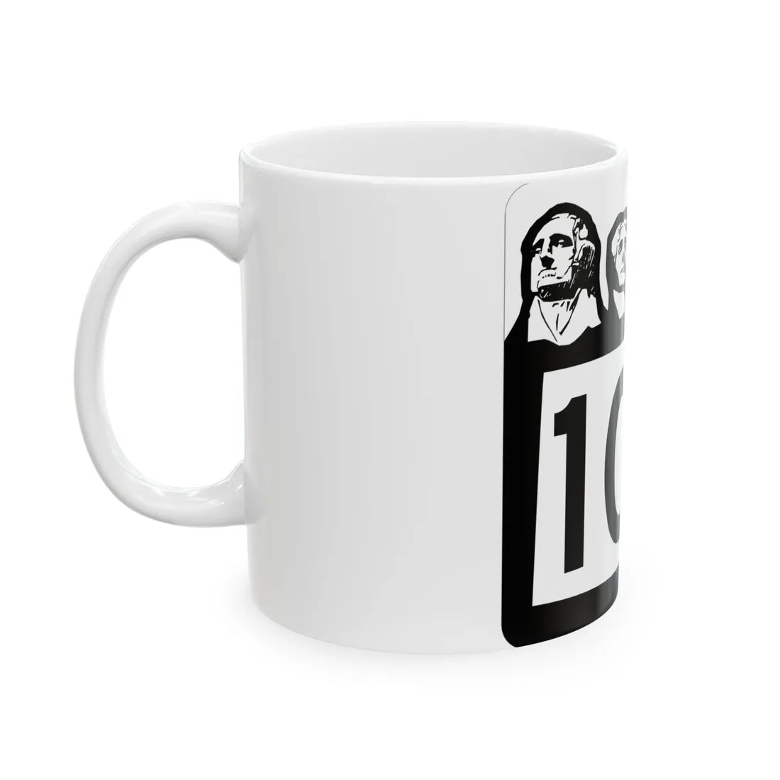 SD 102 1960 (South Dakota) (Road Sign) White Coffee Mug - Go Mug Yourself