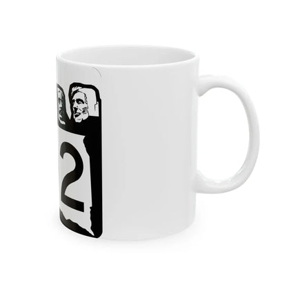 SD 102 1960 (South Dakota) (Road Sign) White Coffee Mug - Go Mug Yourself
