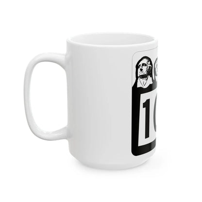 SD 102 1960 (South Dakota) (Road Sign) White Coffee Mug - Go Mug Yourself