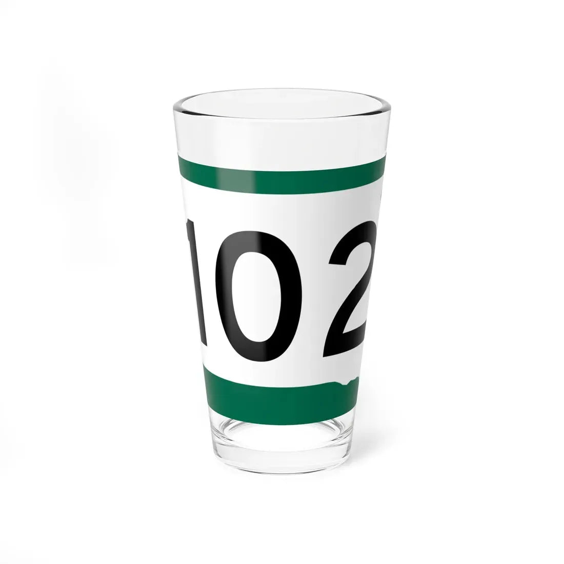 SD 102 (South Dakota) (Road Sign) Pint Glass 16oz 16oz - Go Mug Yourself