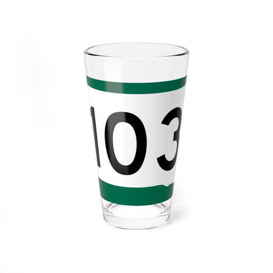 SD 103 (South Dakota) (Road Sign) Pint Glss 16oz 16oz - Go Mug Yourself