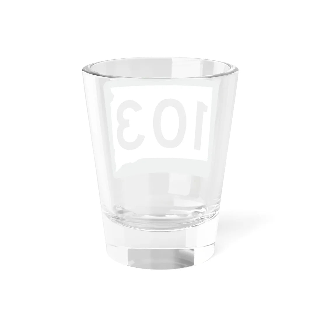 SD 103 (South Dakota) (Road Sign) Shot Glass 1.5oz - Go Mug Yourself