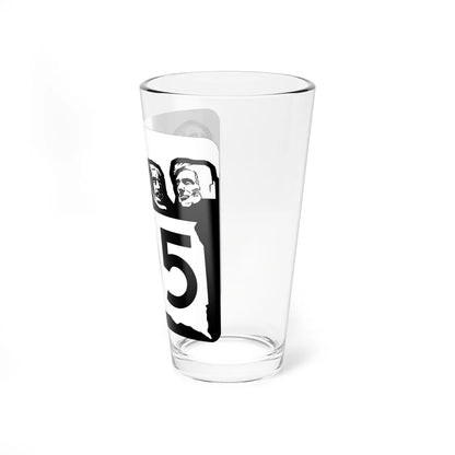 SD 105 1960 (South Dakota) (Road Sign) Pint Glass 16oz - Go Mug Yourself